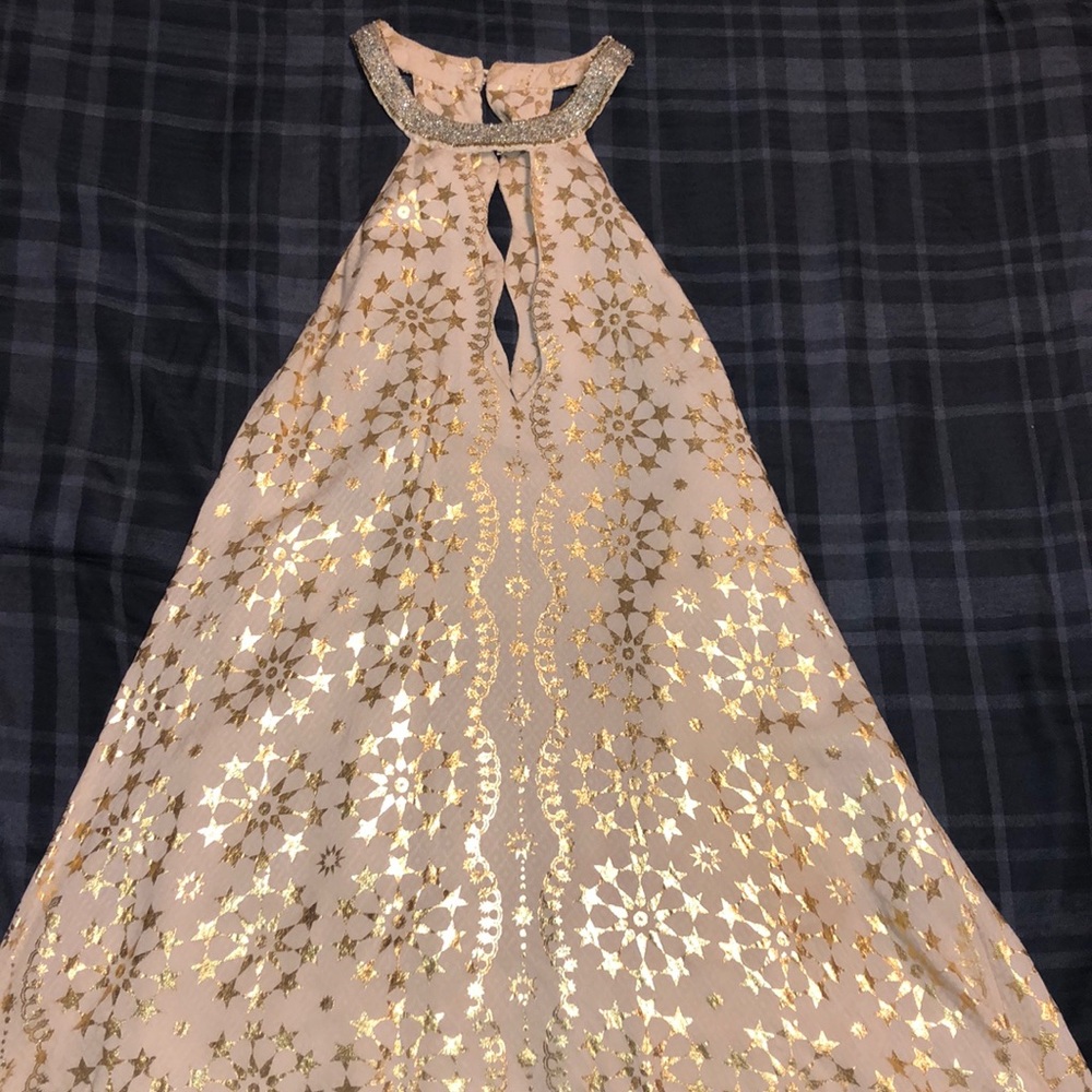 Gold star dress